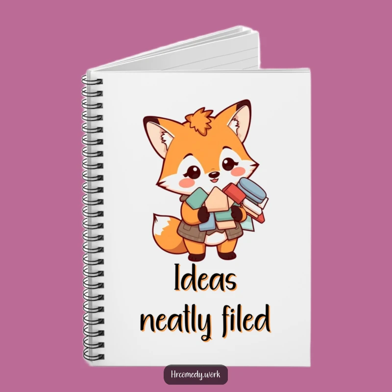 Funny Fox Vest Notebook: Organizer's Journal for Hilarious Notes
